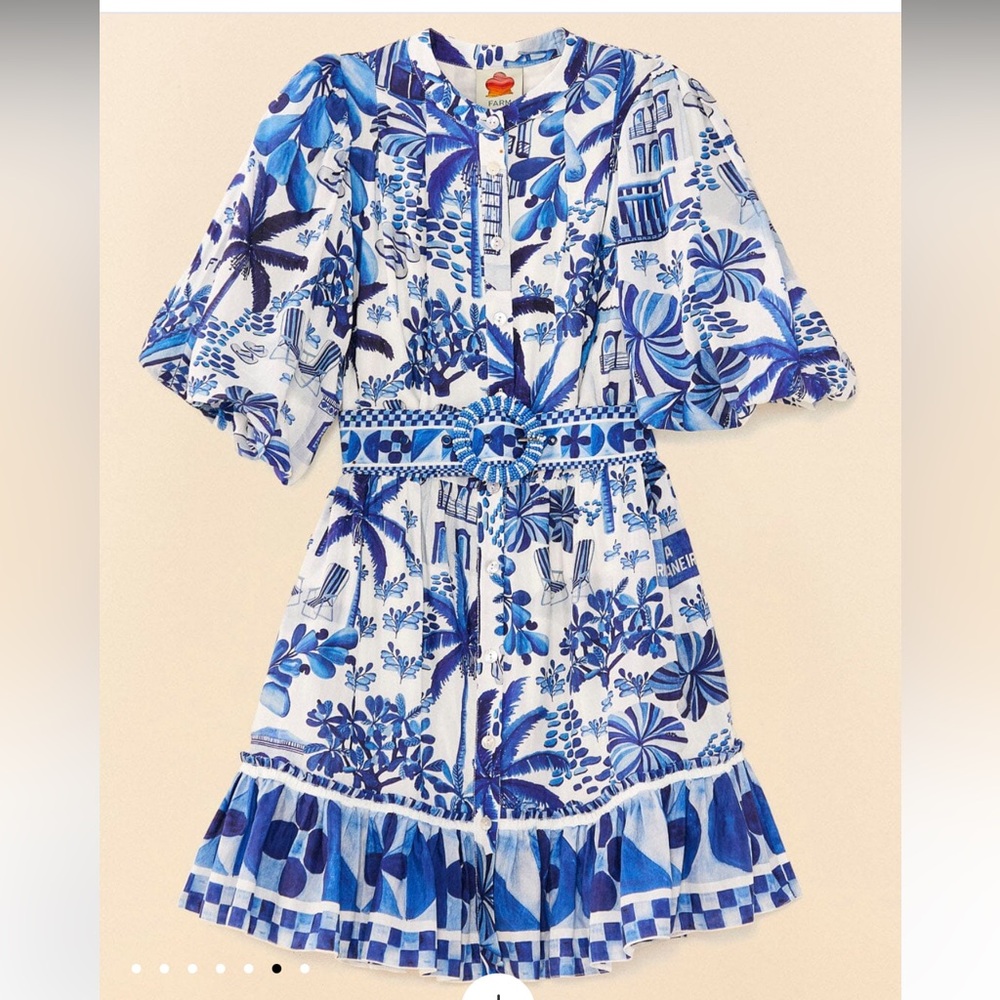 Sweet Rio Puff Sleeve Mini Dress Size XL